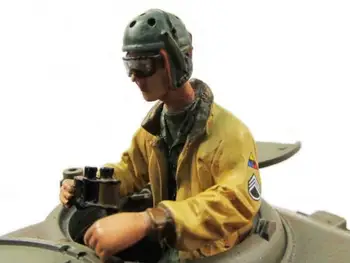 1/16 HengLong Mato Tamiyaya RC Tanc American Rășină Soldat Figura Modernizate MF2010 TH14452