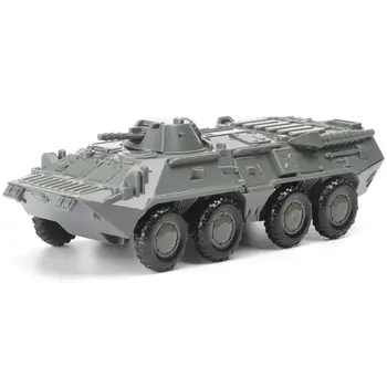 1:72 BTR-80 Vehicul Blindat pe Roți Lipici-Gratuit 4D Asamblare Model Militar Carul Aluneca Jucarie Cadou