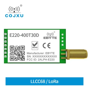 10buc LLCC68 BAIE LoRa Modul E220-400T30D 433MHz 470MHz 30dBm 10km RSSI WOR Watchdog CDSENET de Emisie-recepție Wireless RF LoRa Module