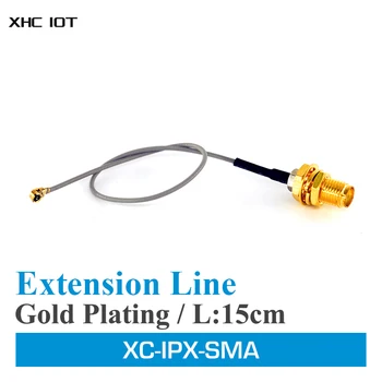 10pc/lot IPX Adaptor Linie de Extensie 20cm XHCIOT XC-IPX-SMA UFL la RP-SMA Conector Antenă Wifi Cablu de Extensie