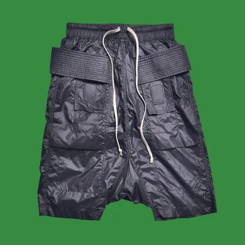 2023 Barbati Rick Subțire Dublu Loop Harlan Pantaloni de Tineret Moda High Street pantaloni Scurti Barbati Pantaloni Funcționale pantaloni Scurți pentru Bărbați