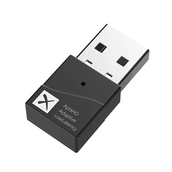 24Bit USB Bluetooth 5.2 Transmițător Audio Aptx-Adaptive/LL/HD 40Ms Latență Scăzută Multi-Punct Adaptor Wireless Pentru a Comuta