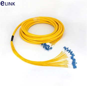 2m 24 de nuclee fibre patchcord SM pachet jumper LC SC FC ST ramură cablu 2.0 mm Singlemode fibra optica patch duce 24C pachet