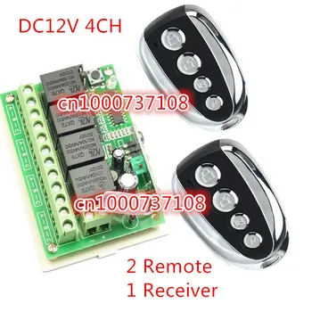 4CH RF lumina remote switch-uri de Învățare cod de Lumină Lampă de control întrerupător 315M/433M on/off receptor comutator