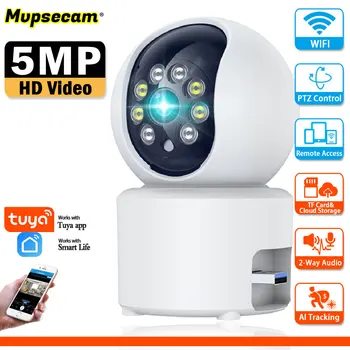 5MP HD TUYA Inteligent WIFI Camera IP de Securitate Plin de Culoare Viziune de Noapte AI de Urmărire Interior Baby Monitor de Supraveghere Video CCTV aparat de Fotografiat