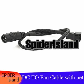5PCS DC 5.5 x 2.1 mm de sex Feminin la 4Pin PWM Fan converti cablu de tip D pentru Ventilator cablu de Alimentare cablu adaptor