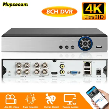 8CH 4K Recorder DVR CCTV AHD Digital HD Video Camera de Supraveghere a Sistemului de Xmeye Smart DVR Pentru 8MP, 5MP 4MP Analog Camera de Securitate