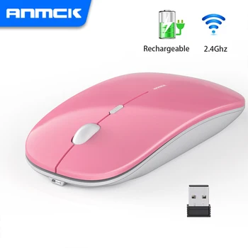 Anmck 2.4 G Mouse Wireless 1600 DPI Rechargeable Gaming Mouse-ul de Birou de Afaceri Acasă Tăcut Mini Soareci Pentru Laptop-uri de Calculator Gamer