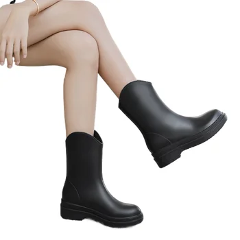Cizme de ploaie Nouă Femei Top Scăzut de Apă Pantofi Impermeabil Anti-alunecare Pantofi de Cauciuc