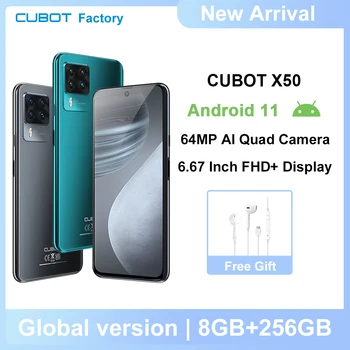 Cubot X50 8GB+128GB /256GB 64MP Quad Camera 4500mAh 6.67