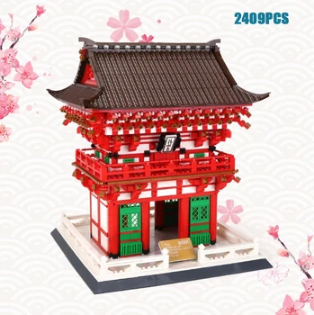 De Renume Mondial Cultural Arhitectura Bloc Japonia, La Kyoto, Templul Kiyomizu Rege Binevoitor Poarta Modelul Cărămizi Jucării De Colecție