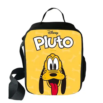Disney Pluto, Mickey Saci Prânz Student Alimente Geanta Picnic Călătorie Cutie De Mic Dejun Copil De Școală Portabil Izolate Masa De Prânz Sac Cu Mâncare