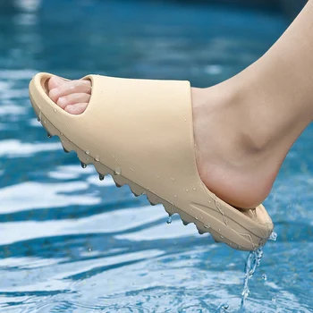 Femeile Platforma de Papuci de Plajă de Vară Eva Talpa Moale Sandale de Agrement de Interior Baie Anti-alunecare pentru Bărbați Și Femei la Modă Pantofi