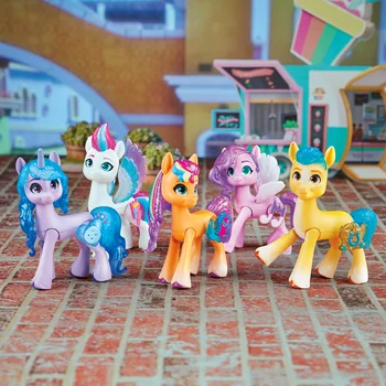 Hasbro My Little Pony Colecție De Păpuși Jucărie Satisface Coama Zipp Izzy Hitch Soare Figurine Copii Cadou De Ziua De Nastere