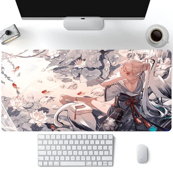 Joc Anime Genshin Impact Ayaka Kamisato Pad Comfort Mouse pad Gaming Mousepad Dimensiuni Mari Pad Tastatură Gamer Accesorii