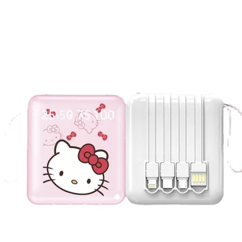 Kawaii Hello Kitty de încărcare comoară explozie-dovada baterie creative drăguț mymelody încărcare rapidă vine cu patru fire portabil