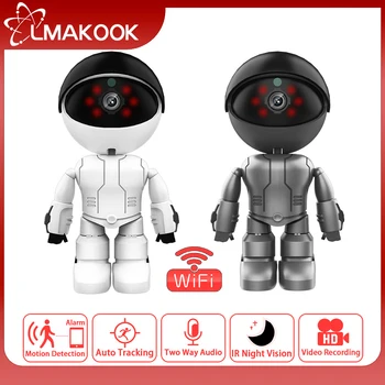 LMAKOOK 5MP Robot PTZ Wifi Camera IP de Supraveghere video de Interior, Camere Cu wi-fi Smart Home AI Omului Detecta Wireless, CCTV aparat de Fotografiat