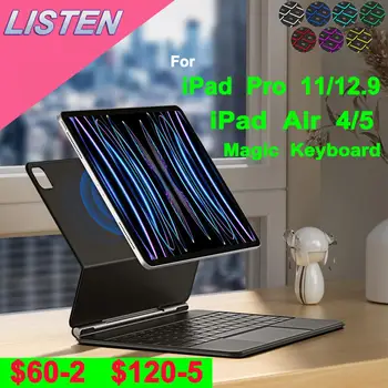 Maglev Backlit Magic Keyboard pentru iPad Pro 12.9 2020-2022 pentru iPad Pro 11 iPad Air Aer 5 4 Bluetooth5.2 Wireless Tastatura Laptop