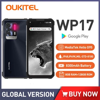 Oukitel WP17 8GB, 128GB Octa Core Smartphone 8300mAh 64MP aparat de Fotografiat Telefoane mobile 6.78 Inch FHD NFC Telefon Mobil