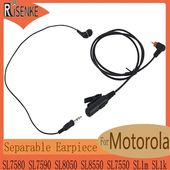 RISENKE-3.5 mm Cască la 3,5 Audio pentru Motorola SL500,SL7580,SL7590,sL8050,SL8550,SL7550, SL1m, SL1k, Radio Cască, Separabile