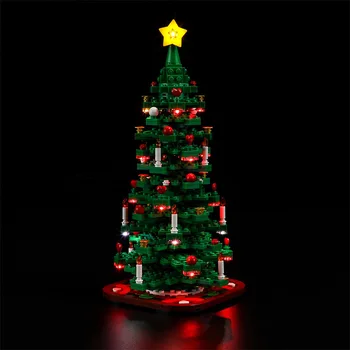 ÎN STOC de Lumină LED Kit pentru 40573 Pom de Crăciun Blocuri Set (NU se Includ în Model) Cărămizi Jucarii pentru Copii Cadouri